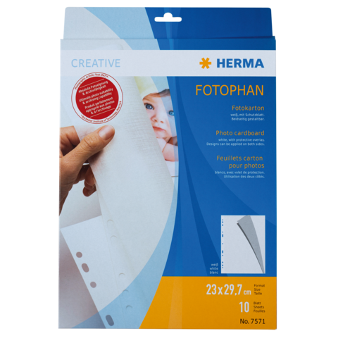 HERMA 7571 sheet protector 230 x 297 mm Karton 1 stuk(s)