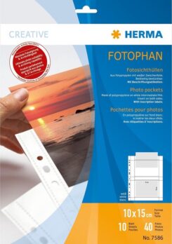 HERMA 7586 sheet protector Polypropyleen (PP) 10 stuk(s)