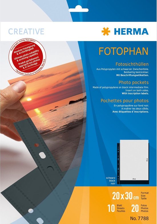 HERMA 7788 sheet protector 10 stuk(s)