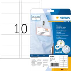 HERMA 9011 printeretiket Wit Niet-klevend printerlabel