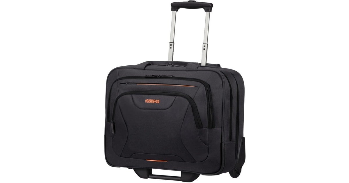 American Tourister AT Work trolley 15.6 inch, zwart