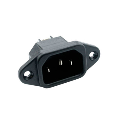 MPE-Garry C14 Net entree male met 6,3 mm faston tabs voor 65 ºC