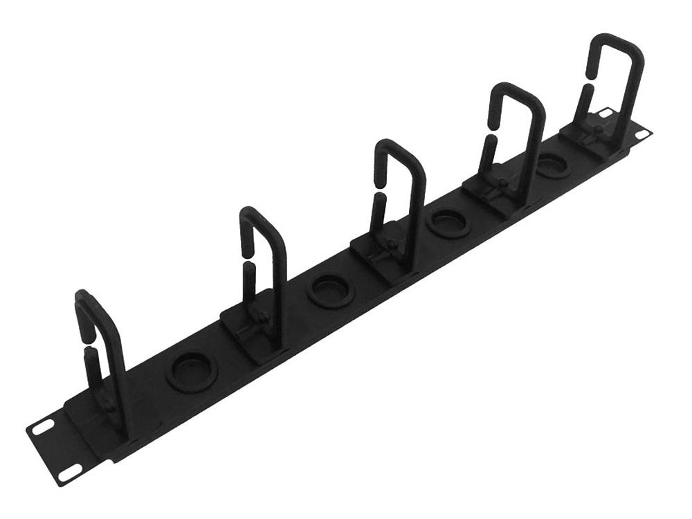 WP Rack Rangeerpaneel plastic 1 U zwart