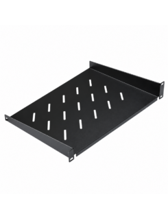 WP Rack Legbord 1 HE, 300 mm diep, zwart