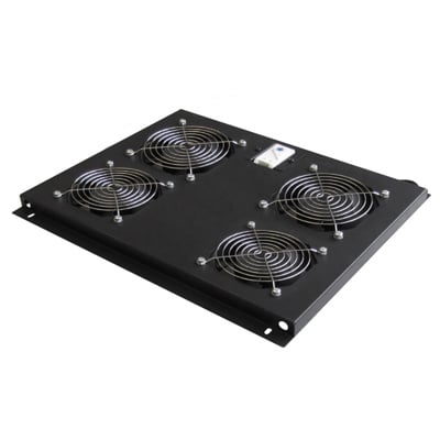 WP Rack Dak ventilatie-unit met vier ventilatoren, 120 cm diep.