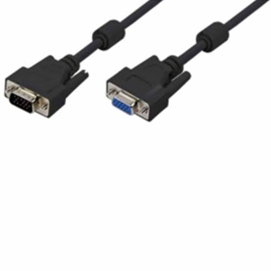 LogiLink 3m VGA M/F VGA kabel VGA (D-Sub) Zwart