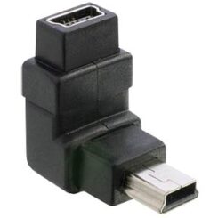 DeLOCK Adapter USB-B mini USB-B mini 5-pin Zwart