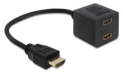 DeLOCK 65226 HDMI kabel HDMI Type A (Standaard) 2 x HDMI Zwart
