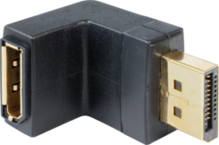 DeLOCK 65382 tussenstuk voor kabels Displayport Zwart