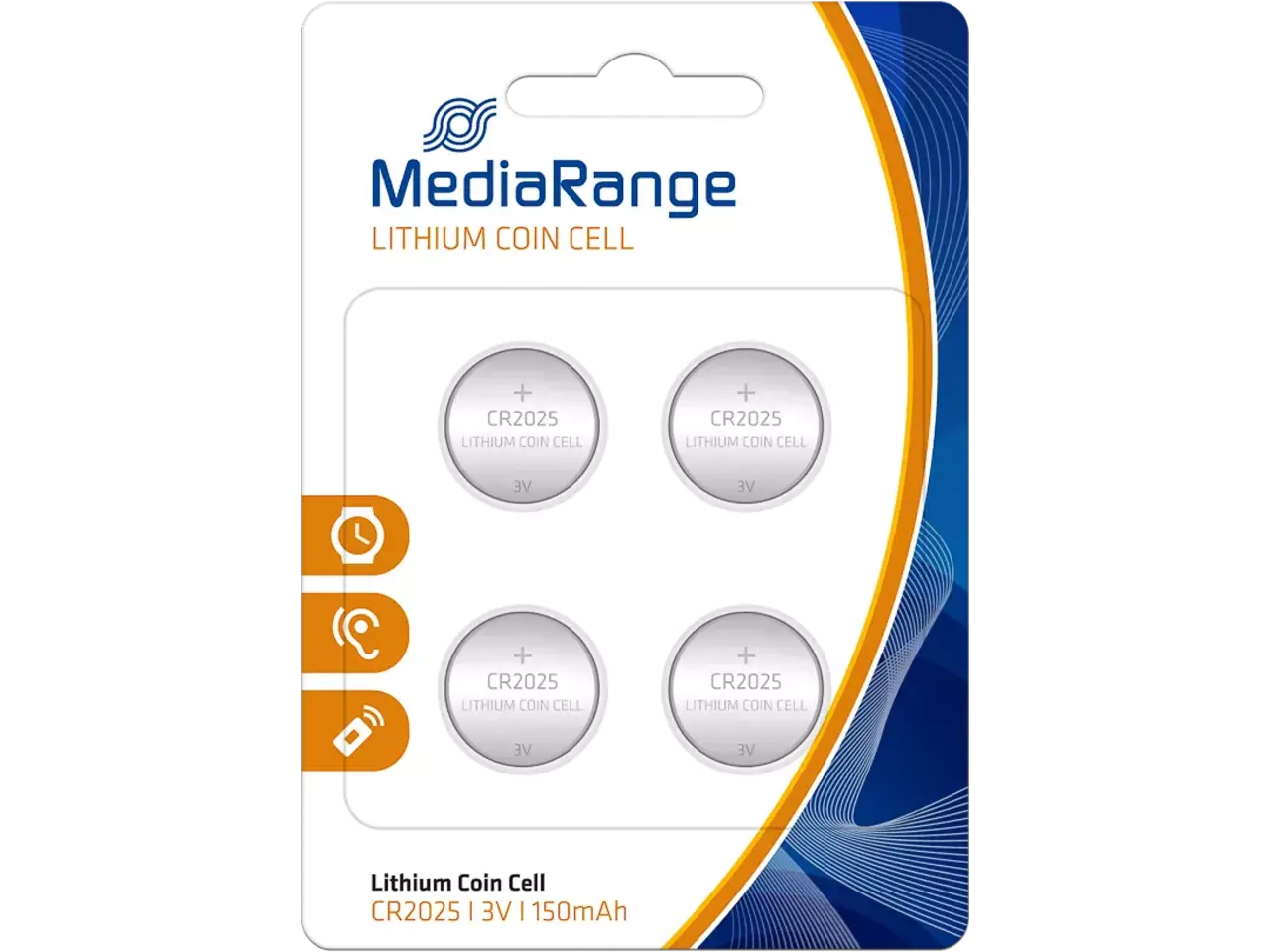MediaRange batterij Mediarange knoopcel Blister Lithium/CR