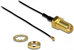 DeLOCK 88814 coax-kabel 2 m MHF IV (I-PEX) HSC MXHP32 Grijs