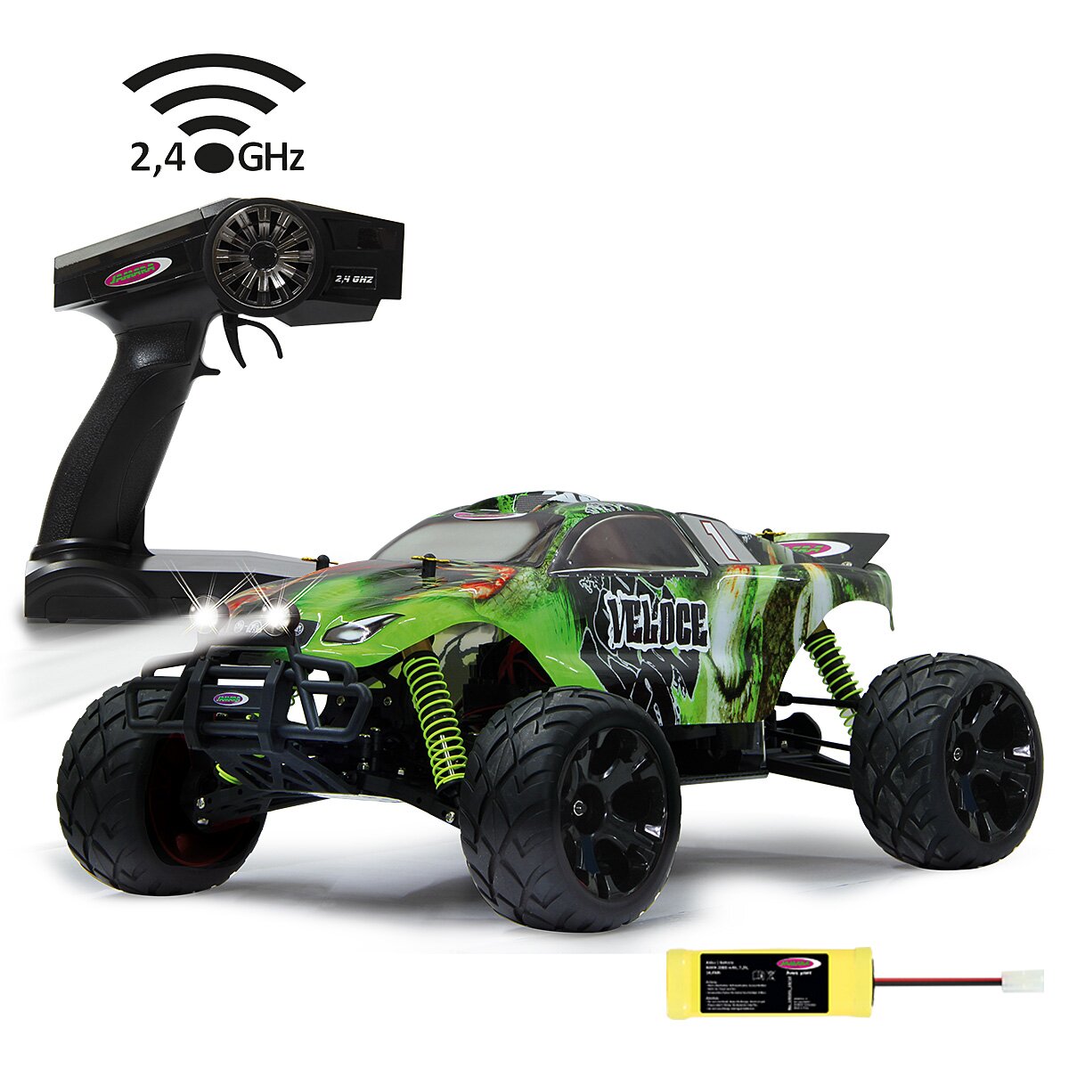 Jamara Monstertruck Veloce 1:10 EP 4WD LED NiMh 2,4GHz 14+