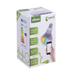 LED ultron save-E E27 BT bunt incl.APP IOS+ And4.3 aufwärts