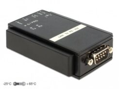 DeLOCK 62504 tussenstuk voor kabels RS-232 RJ45 Zwart