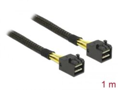 DeLOCK 1m, Mini SAS HD x 4 SFF 8643 Zwart