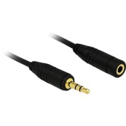 DeLOCK 3.5mm - 3.5mm, 5m audio kabel Zwart