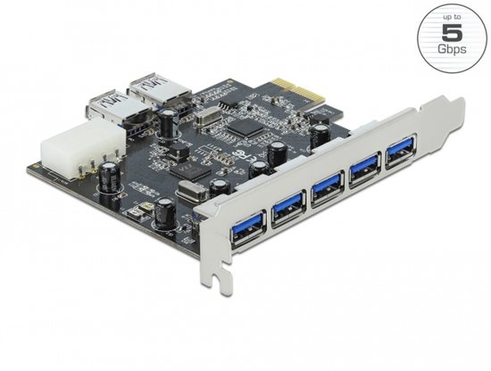 DeLOCK 89355 interfacekaart/-adapter Intern USB 3.2 Gen 1 (3.1 Gen 1)