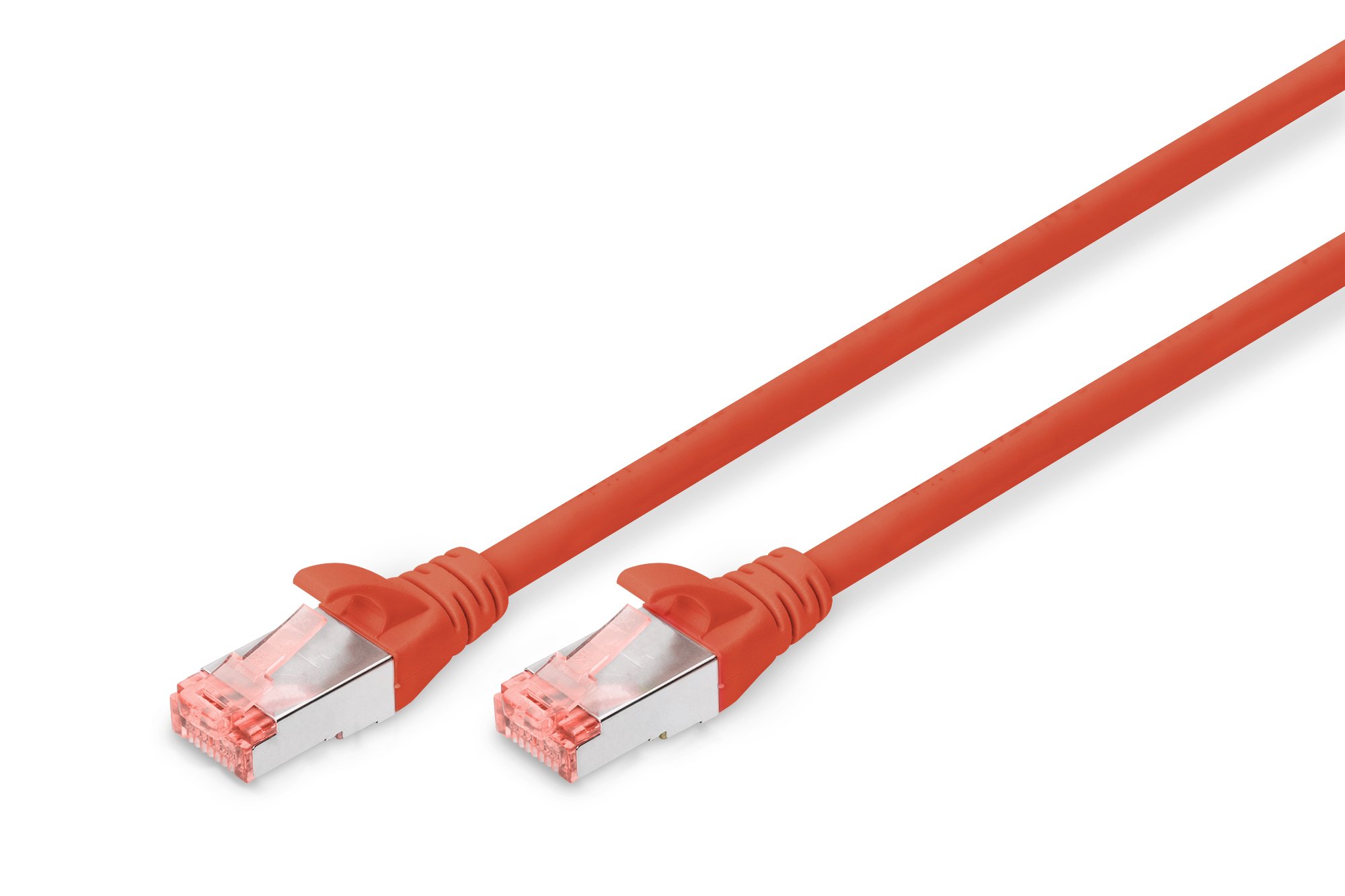 Digitus DK-1644-100/R netwerkkabel Rood 10 m Cat6 S/FTP (S-STP)
