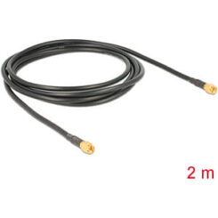 DeLOCK 88892 coax-kabel LMR195 2 m SMA Zwart