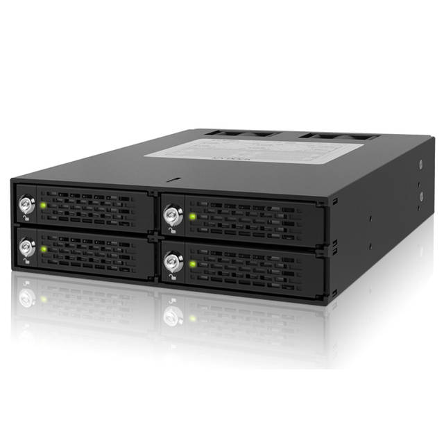 Icy Dock MB994SK-1B drive bay panel Zwart