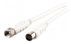 Schwaiger KVCKHQ193 532 coax-kabel 3 m F IEC Wit