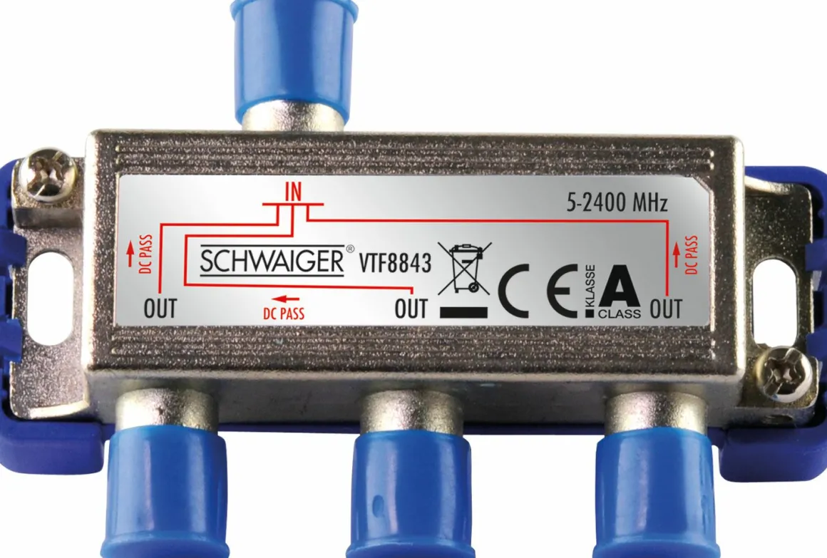 Schwaiger VTF8843 241 Kabelsplitter Zilver