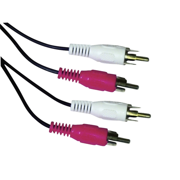Schwaiger CIK050 053 audio kabel 5 m 2 x RCA Zwart