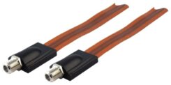 Schwaiger KFF44 531 coax-kabel 0,44 m F Zwart