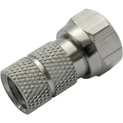 Schwaiger F-Stecker 6,5mm 2 stuks Koaxialkabel Antennekabel