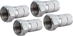 Schwaiger FST6504 531 coaxconnector F-type 4 stuk(s)
