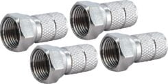 Schwaiger FST8204 241 coaxconnector F-type 4 stuk(s)