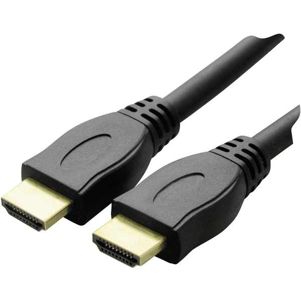 Schwaiger HDMI-Kabel 4K UHD 1,3m vergoldete Steckkontakte Sw