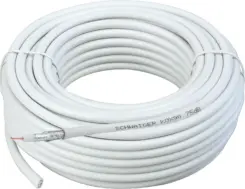 Schwaiger KOX90/15 042 coax-kabel 15 m Wit