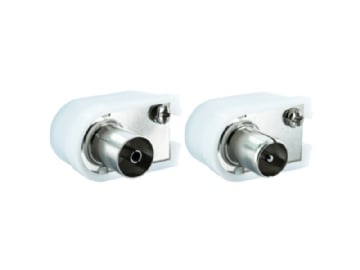 Schwaiger WST1020 532 coaxconnector 2 stuk(s)