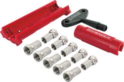 Schwaiger ABISET30531 coaxconnector F-type 10 stuk(s)