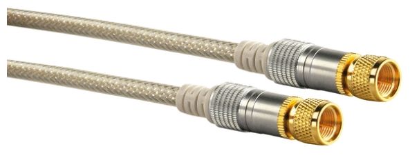 Schwaiger KVCHD50 532 coax-kabel 5 m F Wit