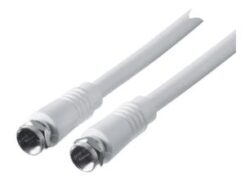 Schwaiger KVC100 532 coax-kabel 10 m F Wit