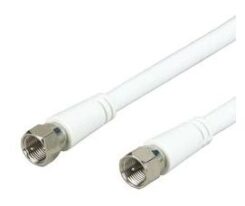 Schwaiger KVCHQ150 532 coax-kabel 15 m F Wit
