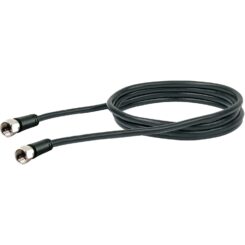 Schwaiger KVCHQ30 533 coax-kabel 3 m F Zwart
