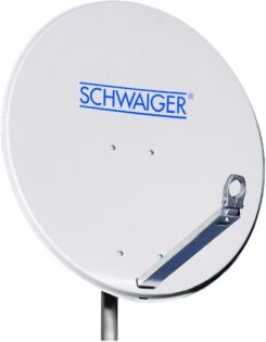 Schwaiger Satellitenschüssel 62cm Sat-Antenne Alu Weiß