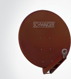 Schwaiger SPI085PR011 satelliet antenne 10,7 - 12,75 GHz Rood