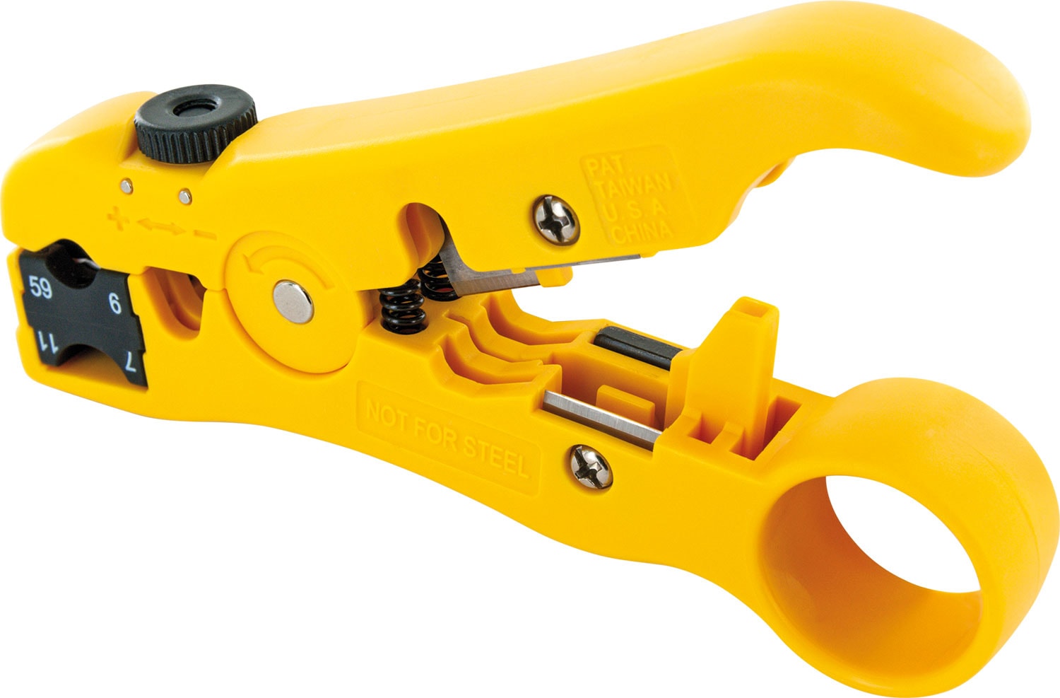 Schwaiger ABI212 531 kabel stripper Geel
