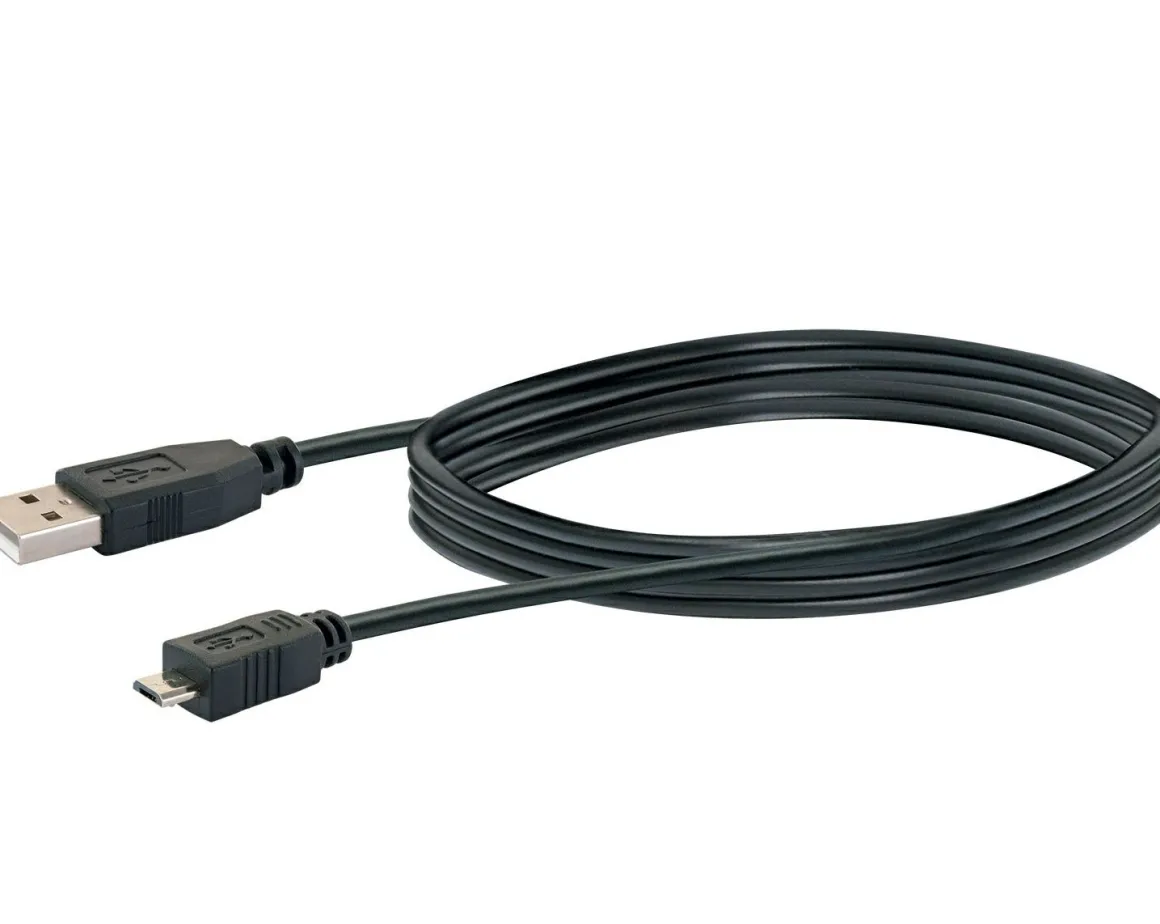 Schwaiger CK1512 533 USB-kabel USB 2.0 1,8 m USB A Micro-USB B Zwart