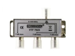 Schwaiger VTF7823 531 Kabelsplitter Zilver