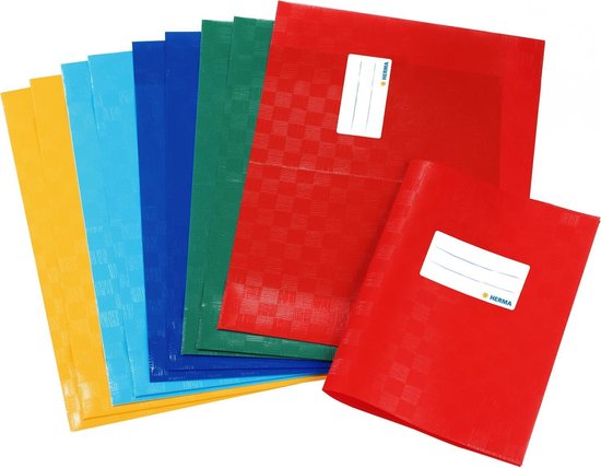 HERMA 19996 tijdschrift- & boekomslag 10 stuk(s) Blauw, Cyaan, Groen, Rood, Geel