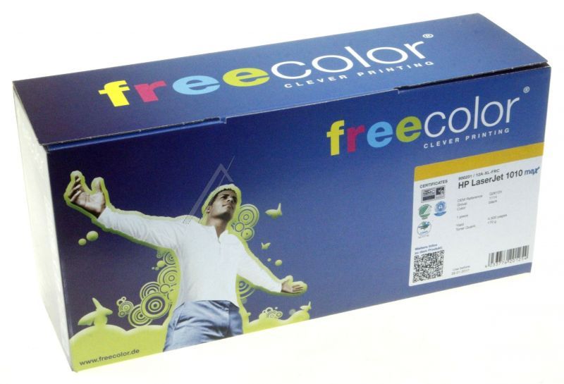 Freecolor 12A-XL-FRC tonercartridge 1 stuk(s) Zwart