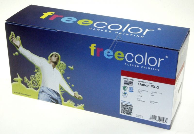 Freecolor FX3-FRC tonercartridge 1 stuk(s) Zwart