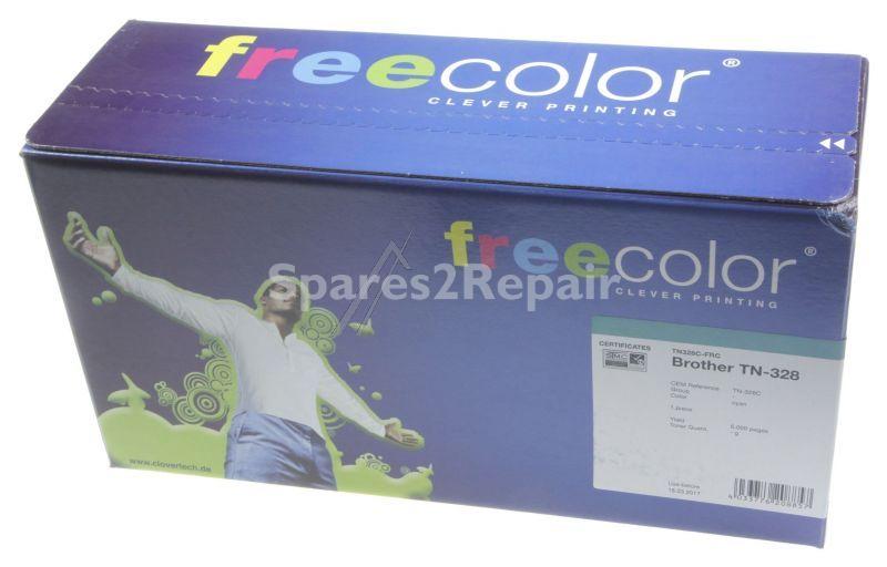 Freecolor TN328C-FRC tonercartridge 1 stuk(s) Cyaan