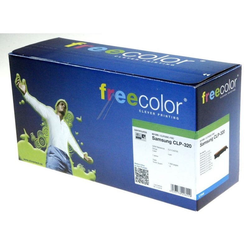 Freecolor Toner Samsung CLP-320 cy CLT-C4072S/ELS compatible