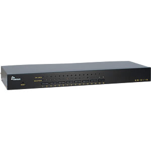 Inter-Tech KVM KS-3116 RJ45 KVM-switch Rack-montage Zwart